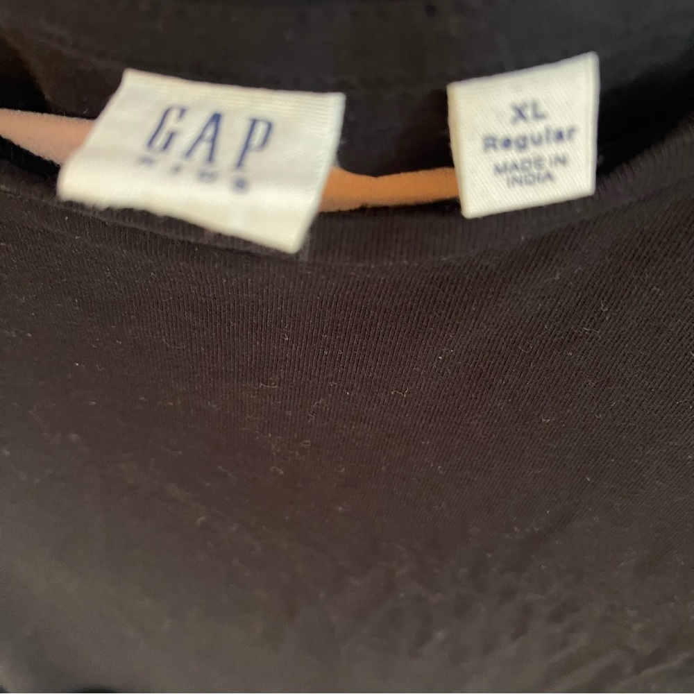 GAP Kids Girls Black Cotton/Sequin Dress Size XL REG -WORN ONCE - Picture 4 of 7